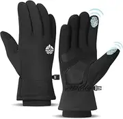 [Pixel Panda] Winter Gloves Men Women Warm Gloves for Cool Cold Weather Touch Screen Water-Resistant Windproof Glove for Running Driving Cycling Hiking Walking Sports Gardening