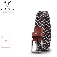 在飛比找蝦皮購物優惠-【紅心包包館】VOVA 穿針式皮帶 彈性編織皮帶 VA011