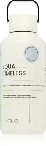 Equa Timeless Stainless Steel Water Bottle Small Color Set Match 600ml