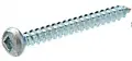 CRL 8 x 1" Square Drive (Robertson) Pan Head Sheet Metal Screws - pack of 100
