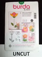 BURDA KIDS UNCUT Pattern 9555 Baby Accessories Decorations Stuffed Dolls Pillows