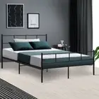 Metal Bed Frame Double Size Mattress Base Platform Foundation Rust Resistant