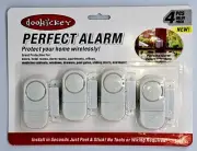 Perfect Alarm 4 pack for door window Self Adhesive Personal Home Security System