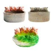 Pig Flower Pot Cartoon Dogs Mini Pot Succulents Plant Bonsai Pots For Home