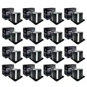 16 Black Barrier Film Tape, Sheeting Dental , Adhesive 2400 4" x 6" (16 Rolls)