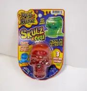 DED HEDZ SKULZ & OOZE Red Skull Figure NIP 2017 Ja-Ru