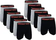 [Different Touch] Men's Big & Tall USA Classic Design Boxer Briefs Underwear (Pack of 12)