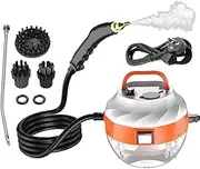 Hand Held Steam Cleaner, 1500W Portable High Temperature Steam Cleaning Machine with 3 Brush, 1000 ml Water Tank High Pressure Cleaner for Deep Cleaning Kitchen, Floors, Car, Bathroom