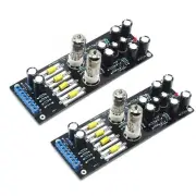 2pcs 6J1 Valve Pre-amp Tube Audio DIY PreAmplifier Kit Assembled Board