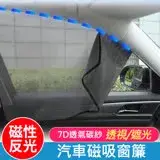 在飛比找遠傳friDay購物優惠-7D車用磁性反光窗簾 隔熱防曬遮陽簾 汽車磁吸式遮光簾 銀布