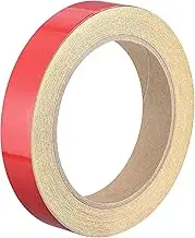 uxcell Reflective Tape Red, 20mm x 25m, Outdoor Waterproof Warning Tape for Bikes, RV, and Boat Striping Marking