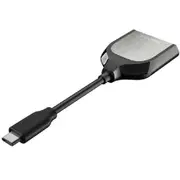 SanDisk Extreme Pro SD Card USB-C Card Reader Works with non-UHS / UHS-I / UHS-II SDHC / SDXC Cards [SDDR-409-G46]