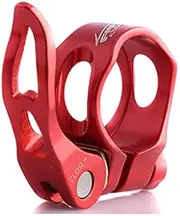 Bike Seat Post Clamp MTB Road Bicycle Seatpost Clamp Aluminum Alloy Quick Release Mountain Bike Lock Seat Post Tube Clip Clamp 31.8mm 34.9mm Seat Clamp(31.8mm Red)