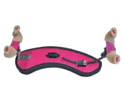 Wolf Forte Secondo Coloured Shoulder Rest for Violin in Pink Sparkle (1/4 - 1/2)