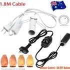 Salt Lamp Power Cord 1.8m Cable & Dimmer Control / ON/OFF Button Bulb Switch A