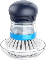 MR.SIGA Soap Dispensing Palm Brush Storage Set, Kitchen Brush with Holder for...
