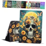 Case for Samsung Galaxy Tab A 8.0 Inch 2019 Release Skull Butterfly Flower