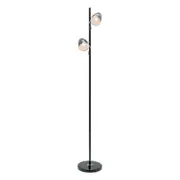 Seville Duo Black Metal Floor Lamp