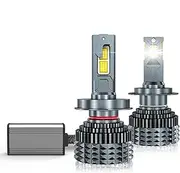 LED Headlight Conversion Kits, Upgraded Ultra-Bright 68000 Lumens, Cool White 6000K, IP68 Waterproof, Halogen Replacement, Pack of 2,H7