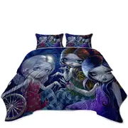 The Three Fates the Moirai Greek Mythology Angels Coverlet