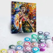 Leonid Afremov a JIMI HENDRIX Paint By Numbers Full Kit DIY Painting On Canvas