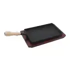 Cast Iron Griddle Omelette Pan for Induction Indoor Outdoor Restaurant