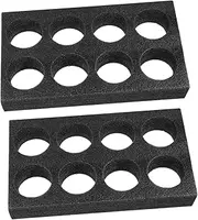 CRILSTYLEO 2pcs Beverage Cup Tray Shock Absorbing Drink Holder for Takeout Pearl Milk Tea Carrier Beverage Packaging Supplies for Restaurants and Coffee Shops