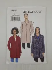 Vogue Sewing Pattern 9133 V9133 Misses Unlined Jacket Pattern Size XS-M NEW