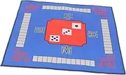 ERINGOGO Noise Reduction Mahjong Table Cover Square Pad Anti-Slip Table Mat Polyester Material