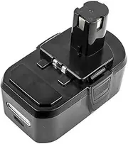 [CATTRE] Battery Replacement for Ryobi Part NO: 130224007, 130256001, 1322401, 1322705, 1323303, 1400672, R10632, R1073K2, RJC180, RJC181, SPC18, SS180, VC180