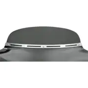 Memphis Shades Batwing Fairing Trim - Fat / Slotted (Polished) MEM0911