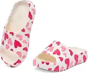 Women's Bathing Shoes - Summer Flip Flops Lightweight Sandals 100% EVA Bath Slippers Non-Slip Slippers Cloud Slippers, red, 10/10.5 AU