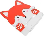 jojofuny Fox Book Stand Portable Desktop Reading Holder for and Stable Book Holder for Cookbooks Sheet Music and Documents Engaging Design Encourages Reading
