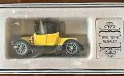 vintage 1985 CORGI Collectors Classics 1910 Renault yellow diecast car 12/16 NIB