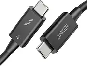 Anker USB C Cable,2.3FT Thunderbolt 4 USB C to USB C Certified Cable, 8K Display/40Gbps/100W Charging Cord for iPhone 16, Monitor Connection and More