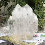 7220g Natural Clear Quartz Obelisk white Crystal Point Wand Tower Healing decor