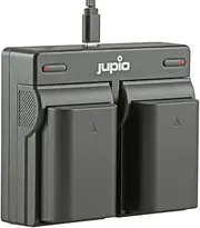 Jupio 2X Olympus BLX-1 Camera Batteries & Dual Charger Kit