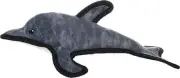 Tuffy Dolphin Durable Squeaky Soft Dog Toy
