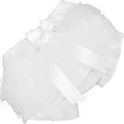 [LIFKOME] Cute Baby Diaper Shorts Double Sided Mesh Frill Design Comfortable Cotton for Girls