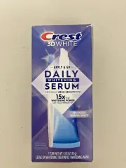 Crest 3D White, Apply & Go, Daily Whitening Serum. 15x Power Exp. 1-31-2026