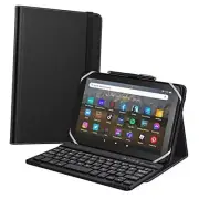 Universal Keyboard Case for 7", 7.9", 8" iPad Mini/Samsung Galaxy Tab Black
