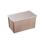 Non-stick Toast Box Loaf Bread Tin Pan Mold With Lid Kitchen Baking Tool