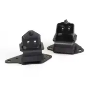 STEEL BLACK ENGINE MOUNTING SUPPORT 2Pcs. LH&RH FIT ISUZU D-MAX PICKUP TRUCK UTE