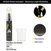 Touch Up Paint For Bmw All Models 589 Bronzitbeige With Polish Paste