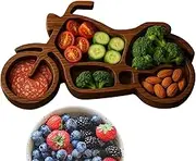 Charcuterie Board - Charcuterie Board Food Serving Tray - Fruit Plate Serving Platter, Motorcycle Tractor Excavator Table Centerpieces for Kitchen Dining Room