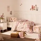 Adairs Fleur Harris Woodland Quilted Velvet Bedlinen Pink