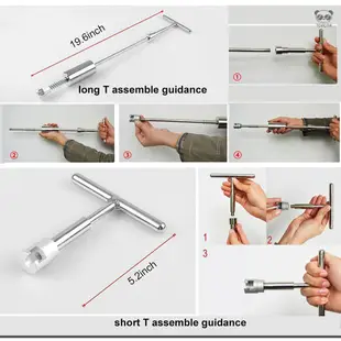 汽車凹陷修復工具套裝 凹坑修復 免鈑金凹痕修復器T型拉桿拉拔器 19件套