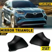 2set Left Right Rearview Side Two Mirror Triangle Cover Base For Highlander 2020 (for: Toyota)