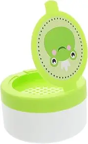 HOODANCOS Box Powder Puff Fluffy Powder Puff Talcum Powder for After-Bath Powder Case Powder Pad Dusting Powder Container Powder Puff Case Travel Powder Puff Green