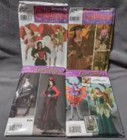 Adult Costume Sewing Pattern Lot Simplicity Pirate Fairy Steampunk Size 6 - 12